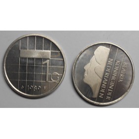 NETHERLANDS 1 Gulden 1989