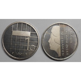 NETHERLANDS 1 Gulden 1991
