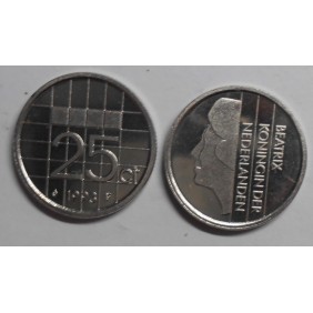 NETHERLANDS 25 Cents 1993
