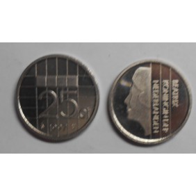 NETHERLANDS 25 Cents 1997