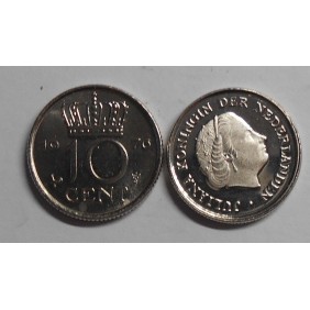 NETHERLANDS 10 Cents 1976