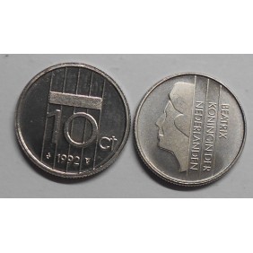 NETHERLANDS 10 Cents 1992