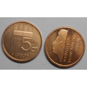 NETHERLANDS 5 Cents 2000