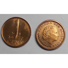 NETHERLANDS 1 Cent 1977