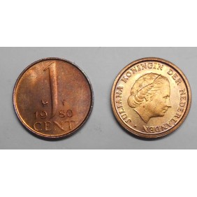 NETHERLANDS 1 Cent 1980