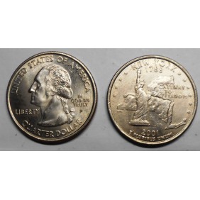 USA 1/4 Dollar 2001 P New York