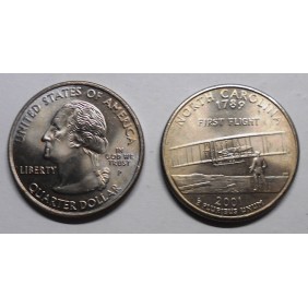 USA 1/4 Dollar 2001 P North...