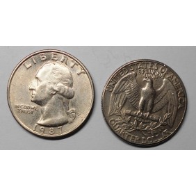 USA Washington Quarter 1987 P