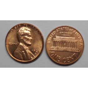 USA 1 Cent 1963 D Lincoln...