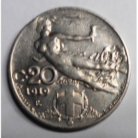 20 Centesimi 1919 donna...
