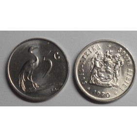 SOUTH AFRICA 5 Cents 1970