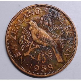 NEW ZEALAND 1 Penny 1958