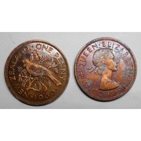NEW ZEALAND 1 Penny 1960