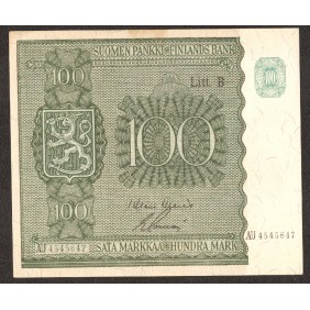 FINLAND 100 Markkaa 1945