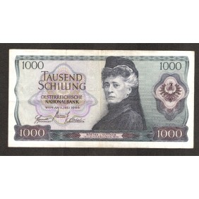 AUSTRIA 1000 Schilling 1966