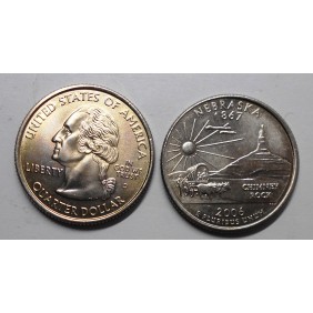 USA 1/4 Dollar 2006 D Nebraska