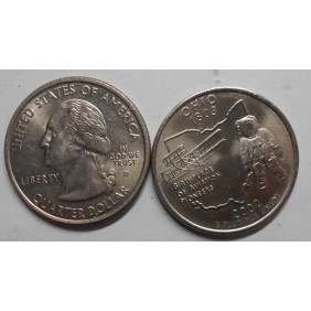 USA 1/4 Dollar 2002 D Ohio