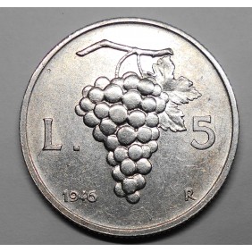 5 LIRE 1946 SPL