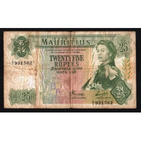 MAURITIUS 25 Rupees 1967