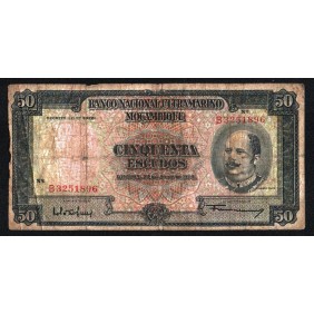 MOZAMBIQUE 50 Escudos 1958