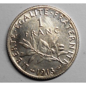FRANCE 1 Franc 1913 AG