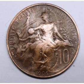 FRANCE 10 Centimes 1906