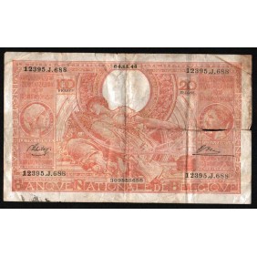 BELGIUM 100 Francs 1944