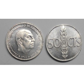 SPAIN 50 Centimos 1966 (68)