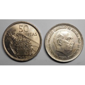 SPAIN 50 Pesetas 1957 (58)