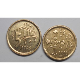 SPAIN 5 Pesetas 1995 Asturias