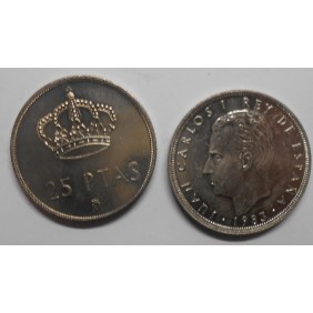 SPAIN 25 Pesetas 1983