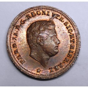 FERDINANDO II 1 TORNESE 1858