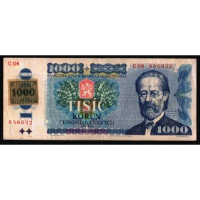 CZECH REPUBLIC 1000 Korun 1985
