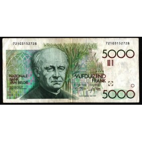 BELGIUM 5000 Francs 1982