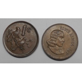 SOUTH AFRICA 1 Cent 1967...
