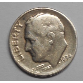 USA Roosevelt Dime 1954S AG