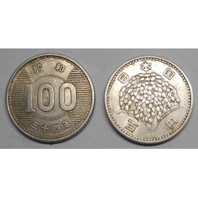 JAPAN 100 Yen 1959 AG