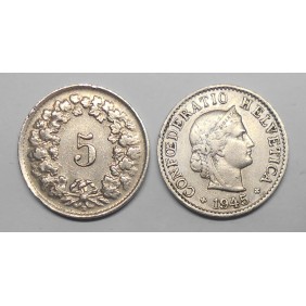 SWITZERLAND 5 Rappen 1945