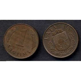 LATVIA 1 Santims 1939
