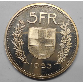 SWITZERLAND 5 Francs 1983