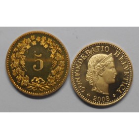 SWITZERLAND 5 Rappen 2008