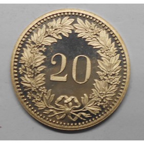 SWITZERLAND 20 Rappen 1983