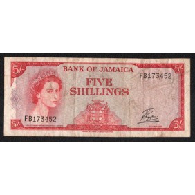 JAMAICA 5 Shillings 1960