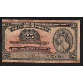 NICARAGUA 25 Centavos 1938