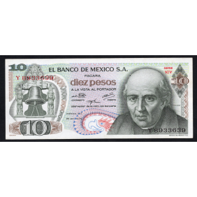 MEXICO 10 Pesos 1974