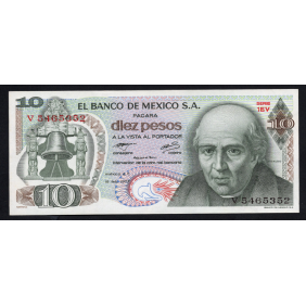 MEXICO 10 Pesos 1977