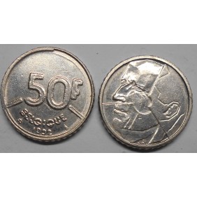 BELGIUM 50 Francs 1992...