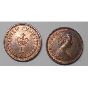 GREAT BRITAIN 1/2 Penny 1976