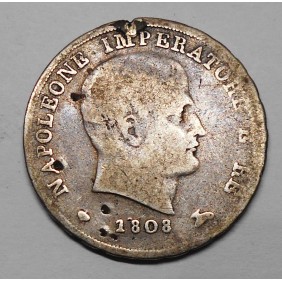 NAPOLEONE 15 Soldi 1808M AG