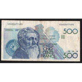 BELGIUM 500 Francs 1982